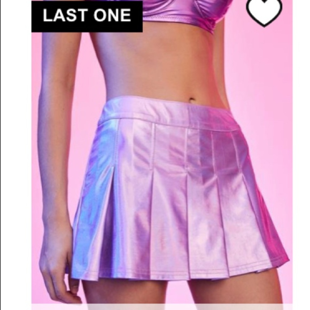 Current Mood Liquid Magic Pleated Skirt